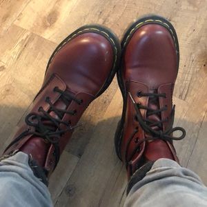 Cherry Doc Martens